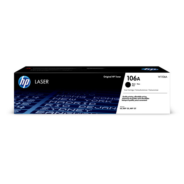 HP 106A (W1106A) toner (d'origine) - noir W1106A 055454 - 1