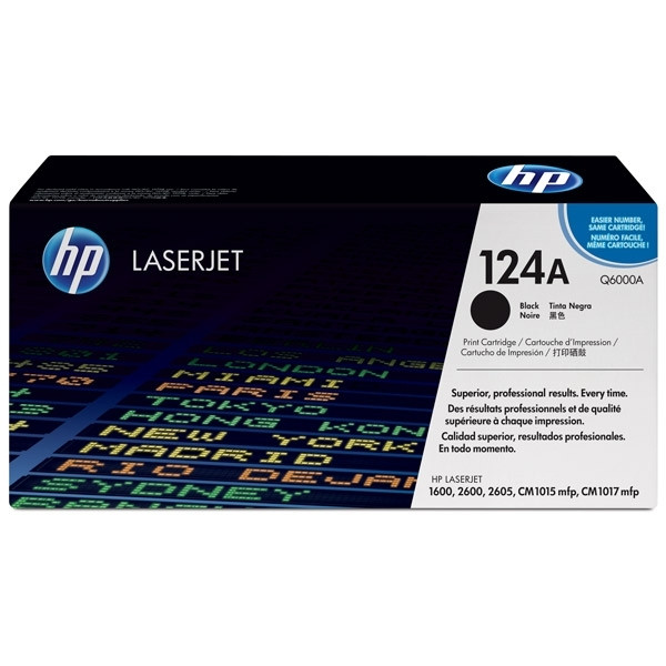 HP 124A (Q6000A) toner (d'origine) - noir Q6000A 039540 - 1