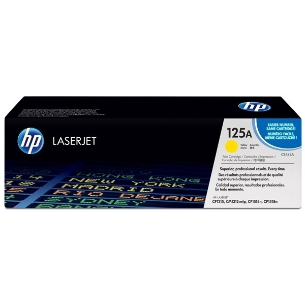 HP 125A (CB542A) toner (d'origine) - jaune CB542A 039808 - 1