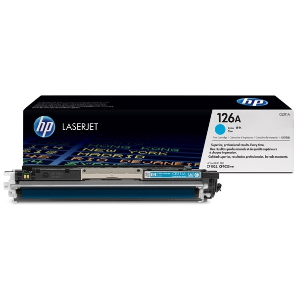 HP 126A (CE311A) toner (d'origine) - cyan CE311A 054002 - 1