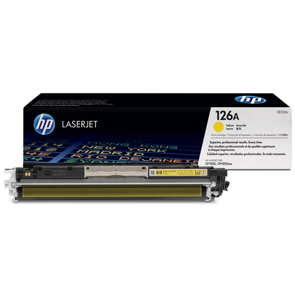 HP 126A (CE312A) toner (d'origine) - jaune CE312A 054004 - 1