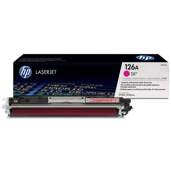 HP 126A (CE313A) toner (d'origine) - magenta CE313A 054006 - 1