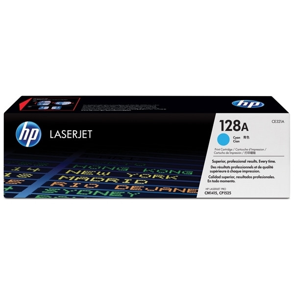 HP 128A (CE321A) toner (d'origine) - cyan CE321A 054012 - 1