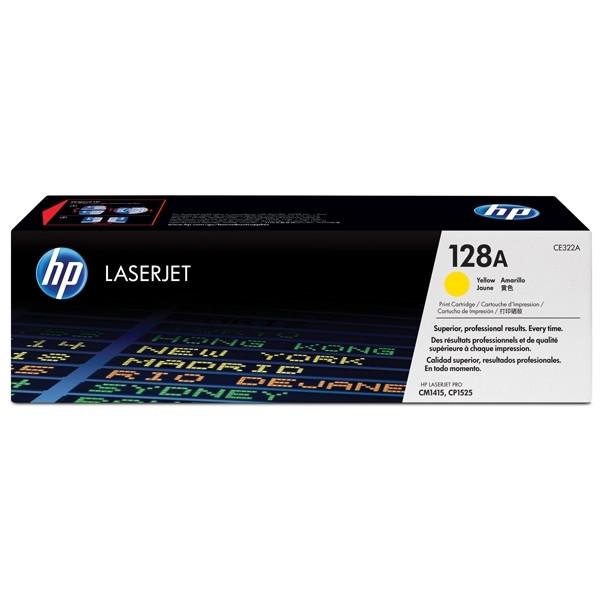 HP 128A (CE322A) toner (d'origine) - jaune CE322A 054014 - 1