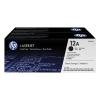 HP 12AD (Q2612AD) pack double toner (d'origine) - noir 054080 - 1