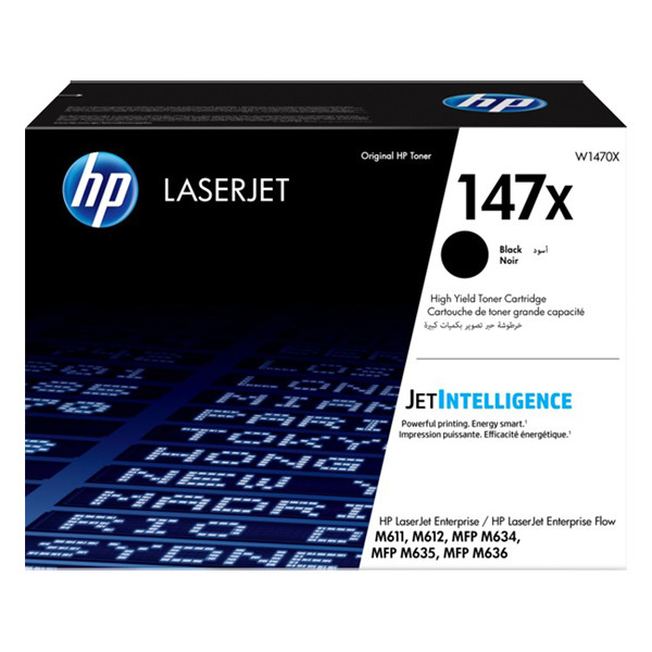 HP 147X (W1470X) toner haute capacité (d'origine) - noir W1470X 093072 - 1