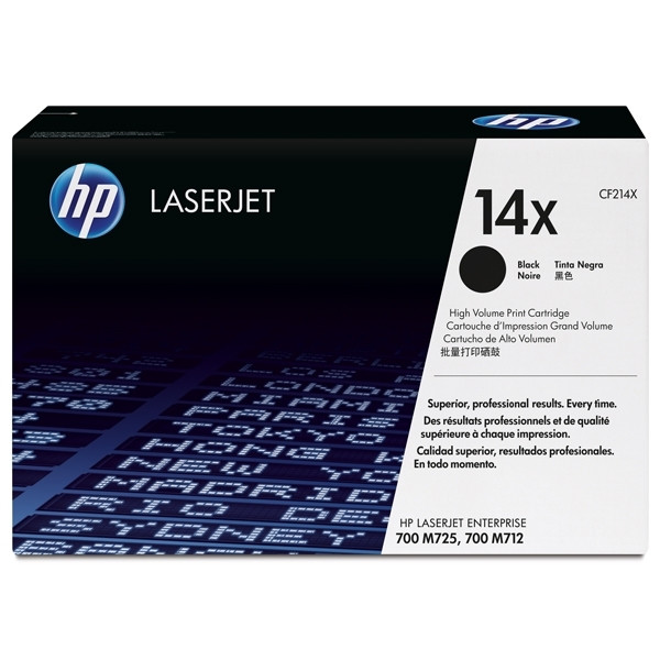 HP 14X (CF214X) toner haute capacité (d'origine) - noir CF214X 054666 - 1