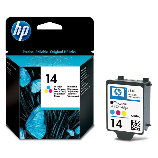 HP 14 (C5010DE) cartouche d'encre (d'origine) - couleur C5010DE 031311 - 1