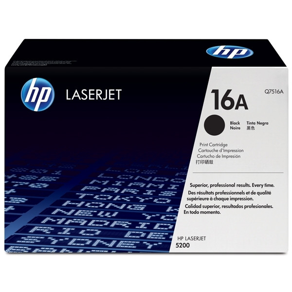 HP 16A (Q7516A) toner (d'origine) - noir Q7516A 039660 - 1