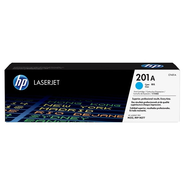 HP 201A (CF401A) toner (d'origine) - cyan CF401A 054858 - 1