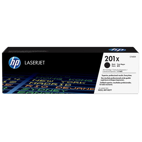 HP 201X (CF400X) toner haute capacité (d'origine) - noir CF400X 054856 - 1