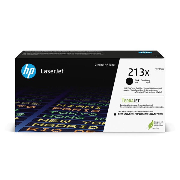 HP 213X (W2130X) toner haute capacité (d'origine) - noir W2130X 133036 - 1