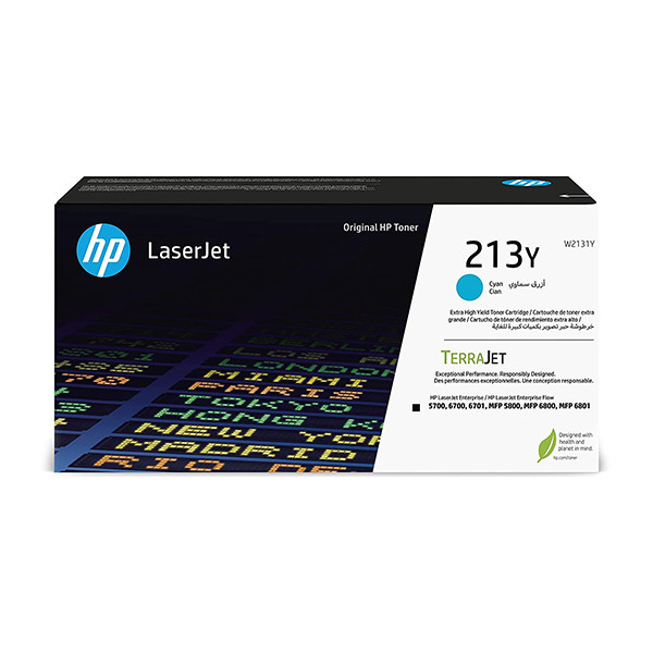 HP 213Y (W2131Y) toner extra haute capacité (d'origine) - cyan W2131Y 133046 - 1