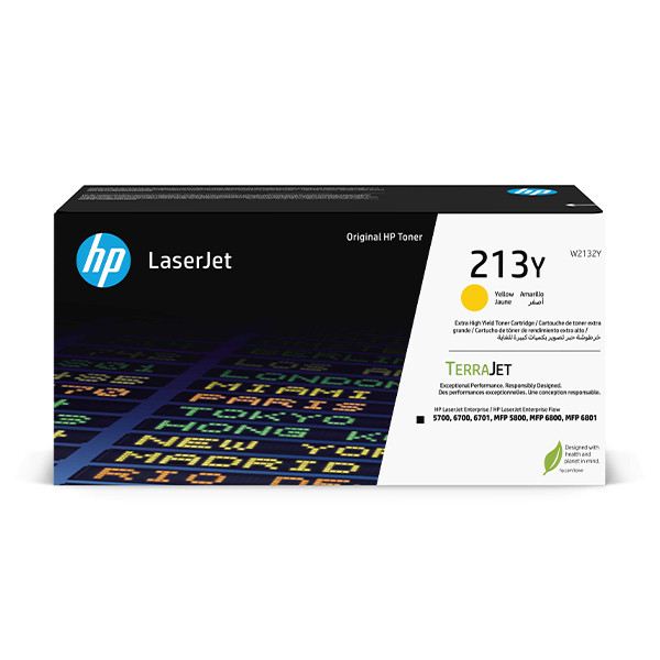 HP 213Y (W2132Y) toner extra haute capacité (d'origine) - jaune W2132Y 133048 - 1