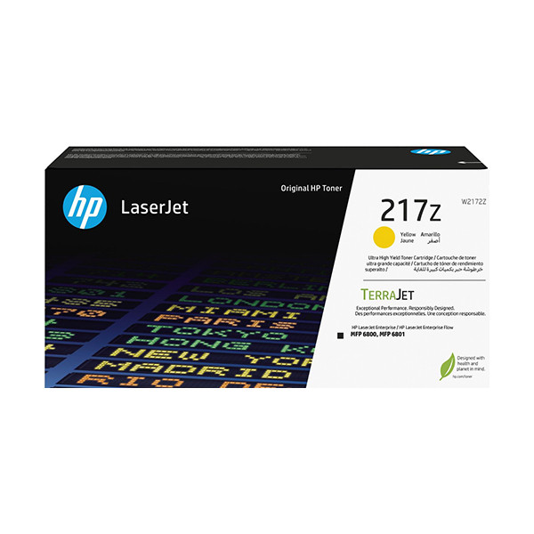 HP 217Z (W2173Z) toner ultra haute capacité (d'origine) - jaune W2172Z 133082 - 1