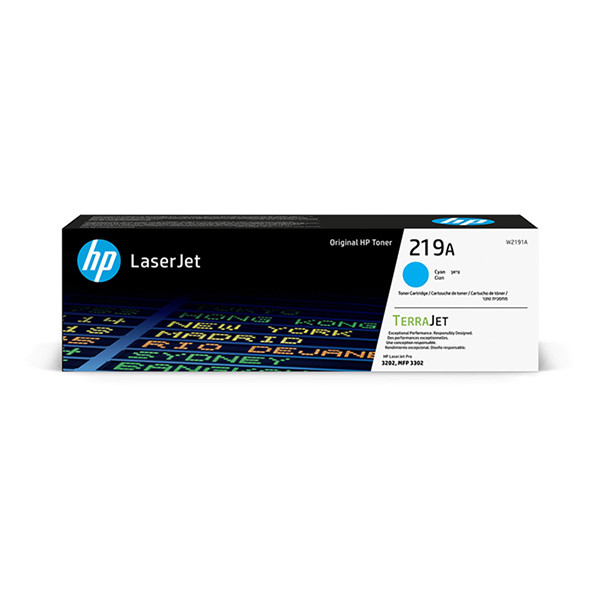 HP 219A (W2191A) toner (d'origine) - cyan W2191A 093336 - 1