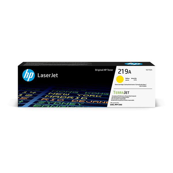 HP 219A (W2192A) toner (d'origine) - jaune W2192A 093340 - 1