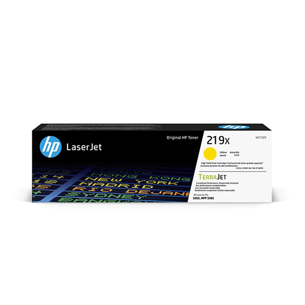 HP 219X (W2192X) toner haute capacité (d'origine) - jaune W2192X 093348 - 1