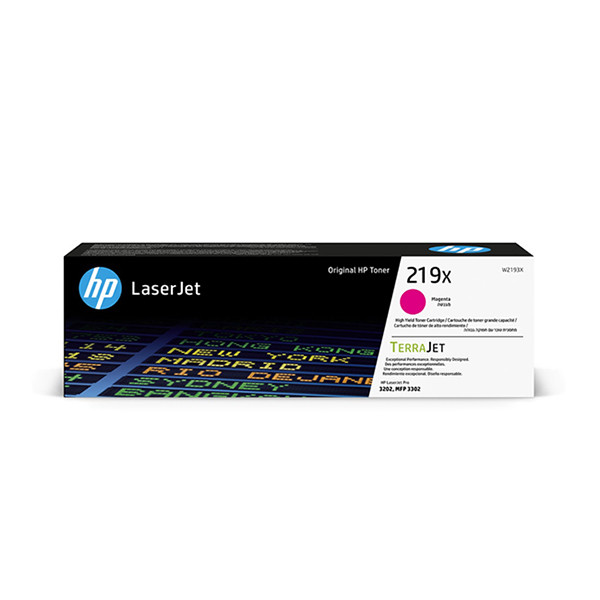 HP 219X (W2193X) toner haute capacité (d'origine) - magenta W2193X 093346 - 1