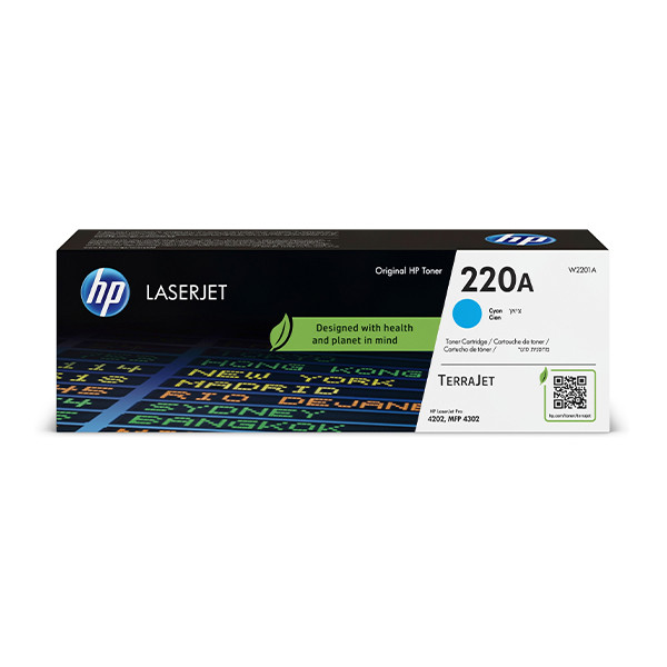 HP 220A (W2201A) toner (d'origine) - cyan W2201A 133014 - 1