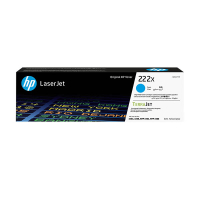 HP 222X (W2221X) toner haute capacité (d'origine) - cyan 093362