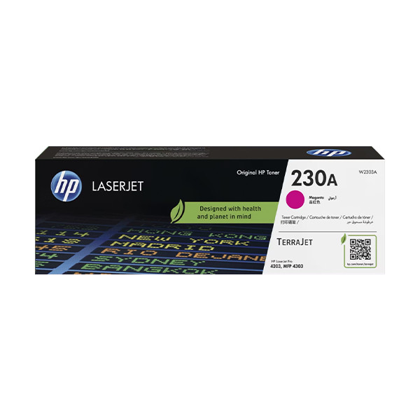 HP 230A (W2303A) toner (d'origine) - magenta W2303A 133058 - 1