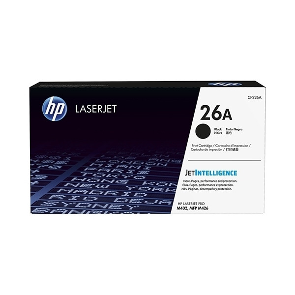 HP 26A (CF226A) toner (d'origine) - noir CF226A 054876 - 1