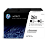 HP 26X (CF226XD) toner haute capacité duopack (d'origine) - noir 054270 - 1