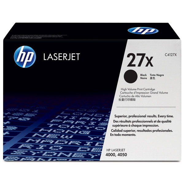 HP 27X (C4127X / EP-52) toner haute capacité (d'origine) - noir C4127X 032122 - 1