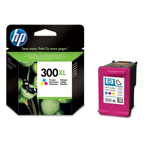 HP 300XL (CC644EE) cartouche d'encre haute capacité (d'origine) - couleur CC644EE 031856 - 1