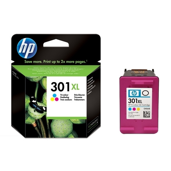 HP 301XL (CH564EE) cartouche d'encre haute capacité (d'origine) - couleur CH564EE 044036 - 1
