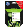 HP 301 (E5Y87EE) multipack (d'origine) - noir + couleur