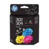 HP 302/304 (B82L1AE) d'origine duopack - noir + couleur 055630 - 1
