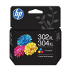 HP 302XL/304XL (B7RT8AE) cartouche d'encre haute capacité (d'origine) - couleur 055634 - 1