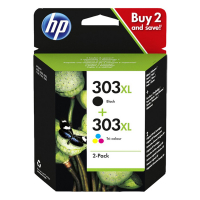 HP 303XL (3YN10AE) pack double (d'origine) - noir + couleur 3YN10AE 044664