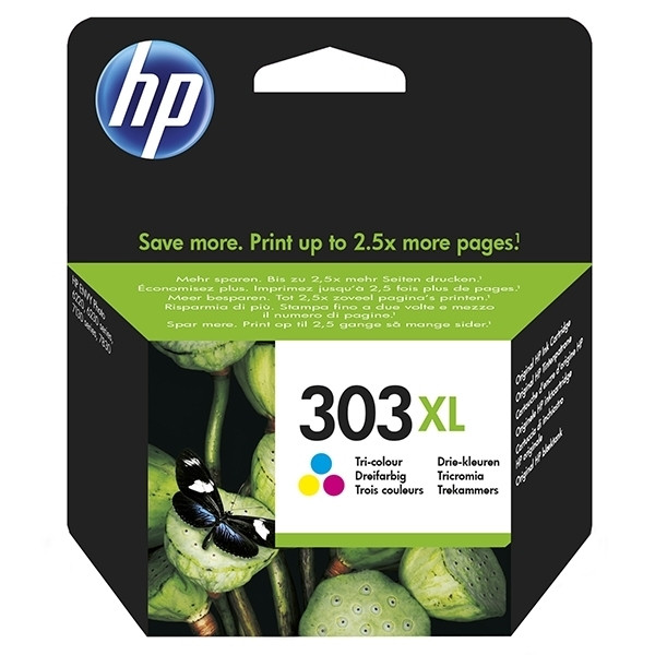 HP 303XL (T6N03AE) cartouche d'encre haute capacité (d'origine) - couleur T6N03AE 055188 - 1