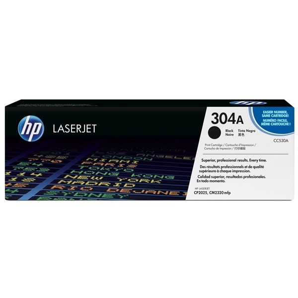 HP 304A (CC530A) toner (d'origine) - noir CC530A 039822 - 1