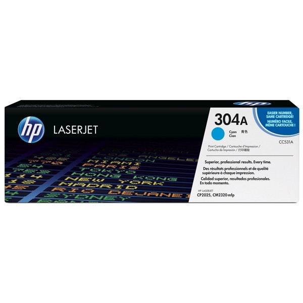 HP 304A (CC531A) toner (d'origine) - cyan CC531A 039824 - 1