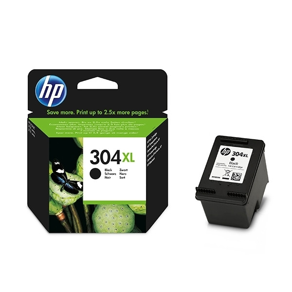 HP 304XL (N9K08AE) cartouche d'encre haute capacité (d'origine) - noir N9K08AE 030682 - 1