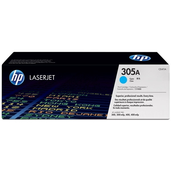 HP 305A (CE411A) toner (d'origine) - cyan CE411A 054060 - 1