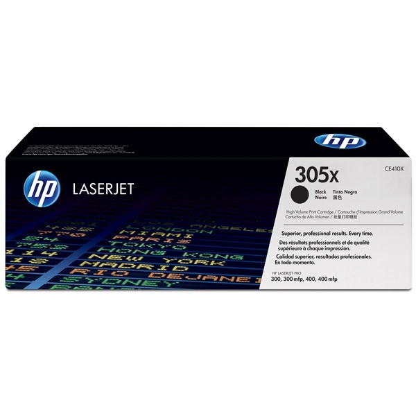 HP 305X (CE410X) toner haute capacité (d'origine) - noir CE410X 054058 - 1