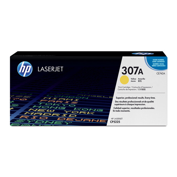 HP 307A (CE742A) toner (d'origine) - jaune CE742A 039906 - 1