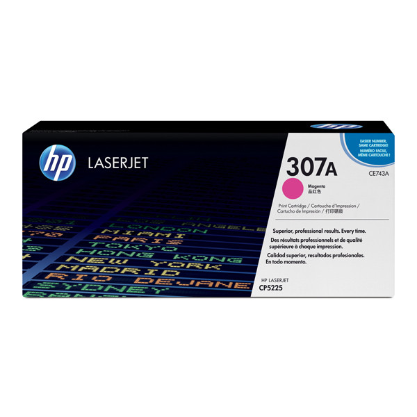 HP 307A (CE743A) toner (d'origine) - magenta CE743A 039908 - 1