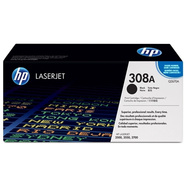 HP 308A (Q2670A) toner (d'origine) - noir Q2670A 039310 - 1