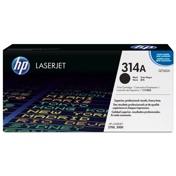 HP 314A (Q7560A) toner (d'origine) - noir Q7560A 039560 - 1