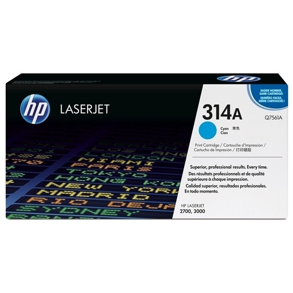 HP 314A (Q7561A) toner (d'origine) - cyan Q7561A 039565 - 1