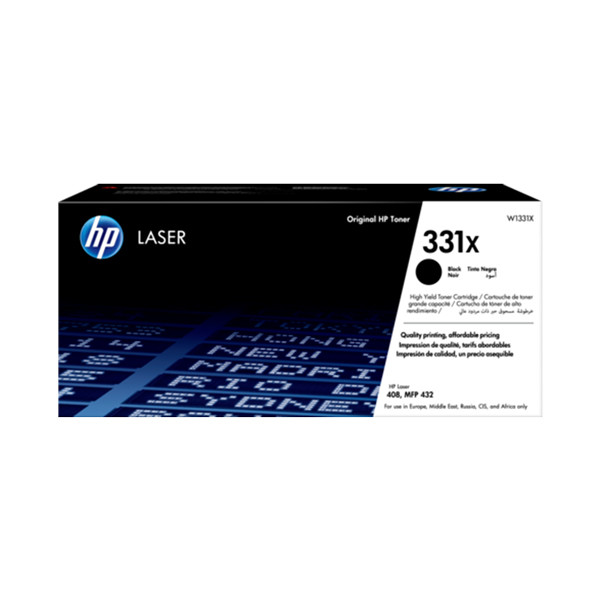 HP 331X (W1331X) toner haute capacité (d'origine) - noir W1331X 093078 - 1