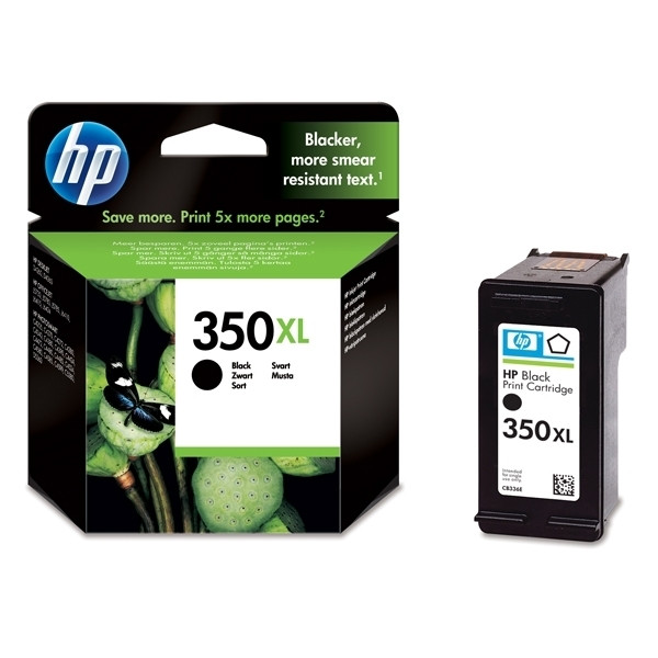 HP 350XL (CB336EE) cartouche d'encre haute capacité (d'origine) - noir CB336EE 030860 - 1