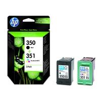 HP 350 + HP 351 (SD412EE) multipack noir et couleur (d'origine) SD412EE 044156