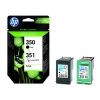 HP 350 + HP 351 (SD412EE) multipack noir et couleur (d&#039;origine) SD412EE 044156